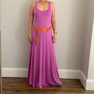 Ralph Lauren sleeveless  silk maxi dress